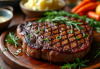 The Perfect Grilled Steak: Mastering the Art of Charcoal and Smoky Flavors