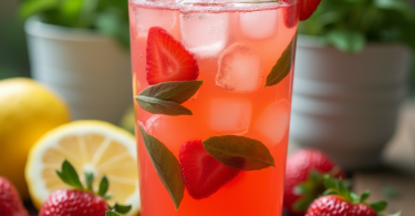 Refreshing and Flavorful: Strawberry Basil Lemonade Recipe