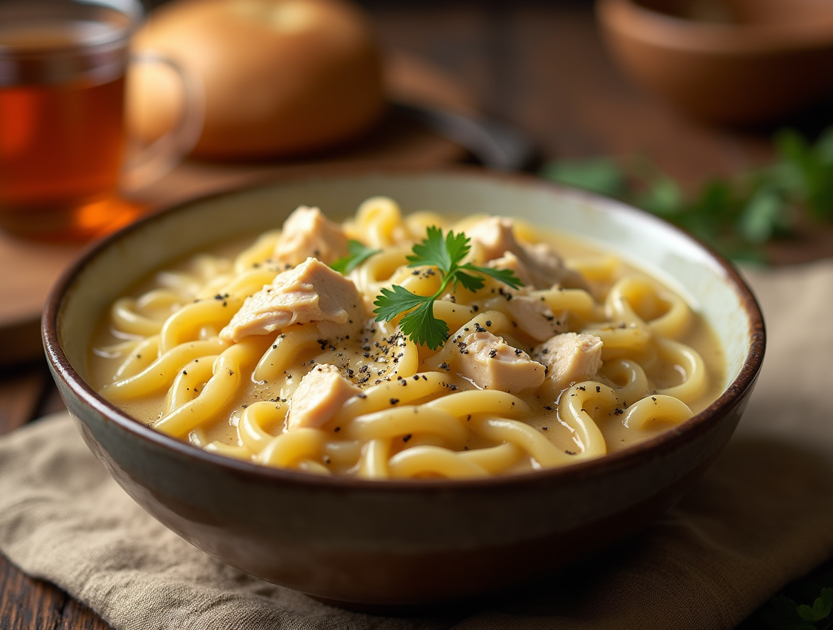 Creamy Chicken Noodle Soup with Rotisserie Chicken: The Ultimate Comfort Food
